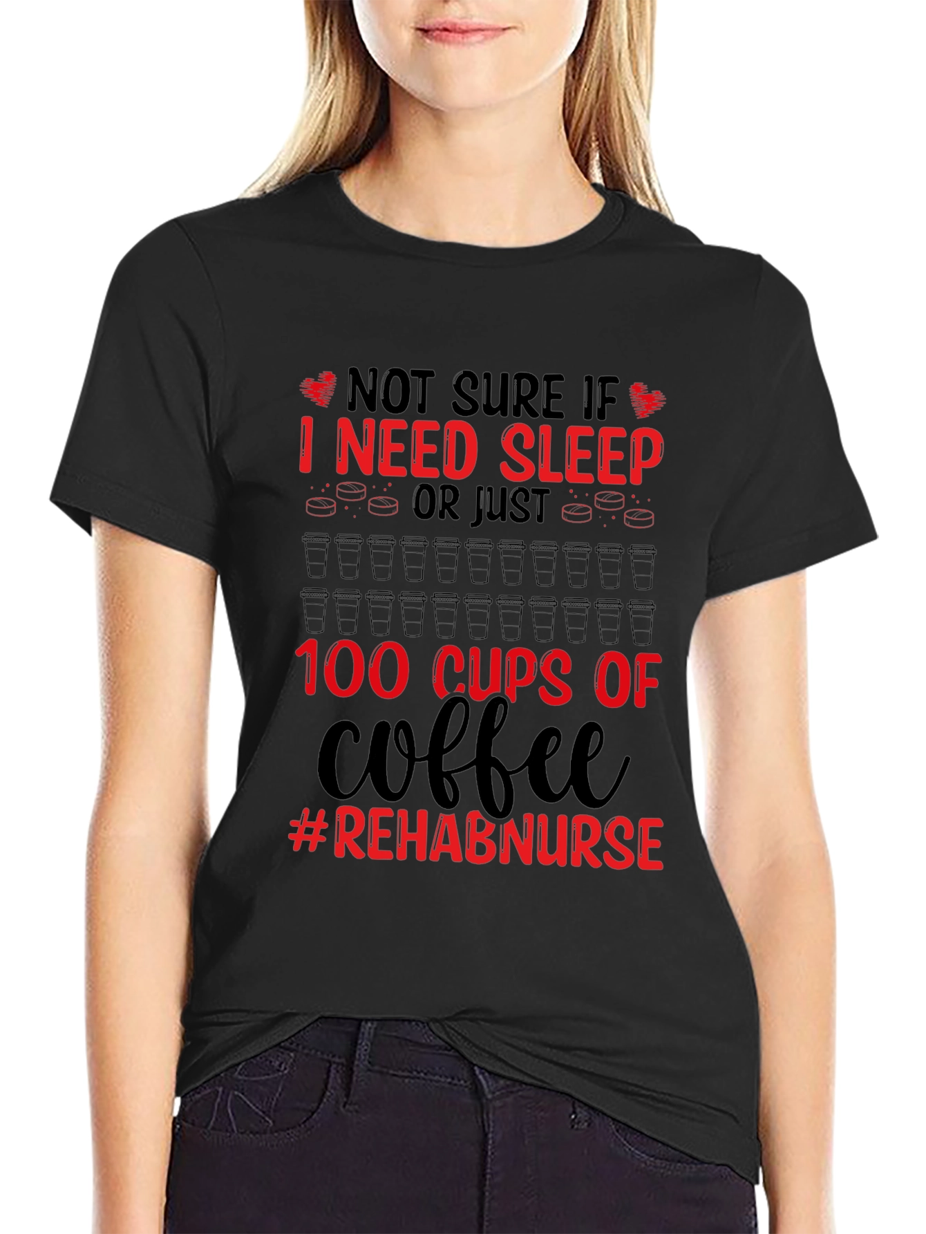 Rehab Nurse Coffee T-Shirt