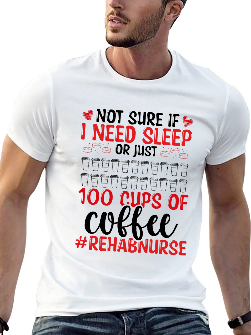 Rehab Nurse Coffee T-Shirt