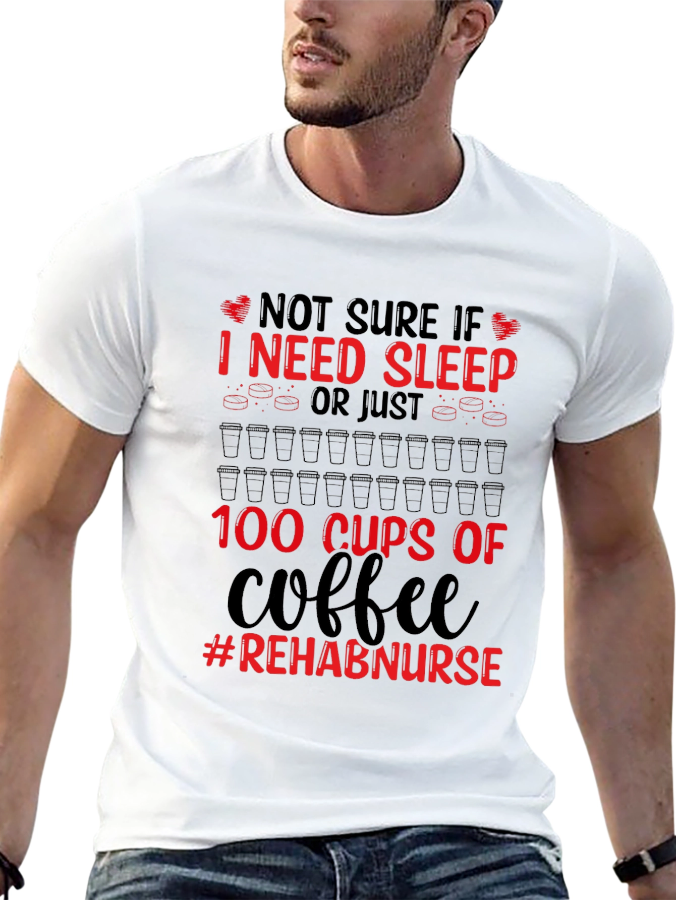 Rehab Nurse Coffee T-Shirt