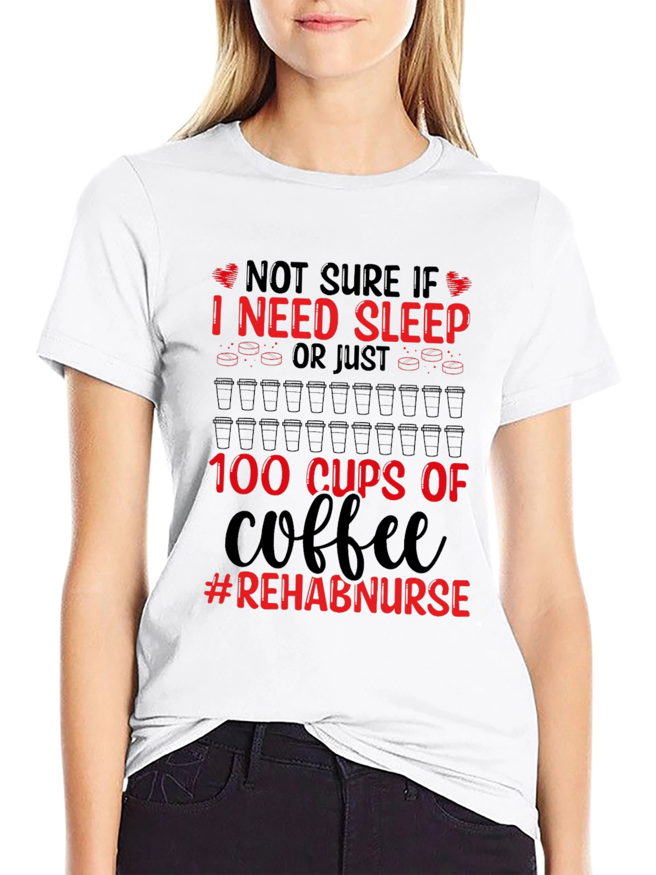 Rehab Nurse Coffee T-Shirt