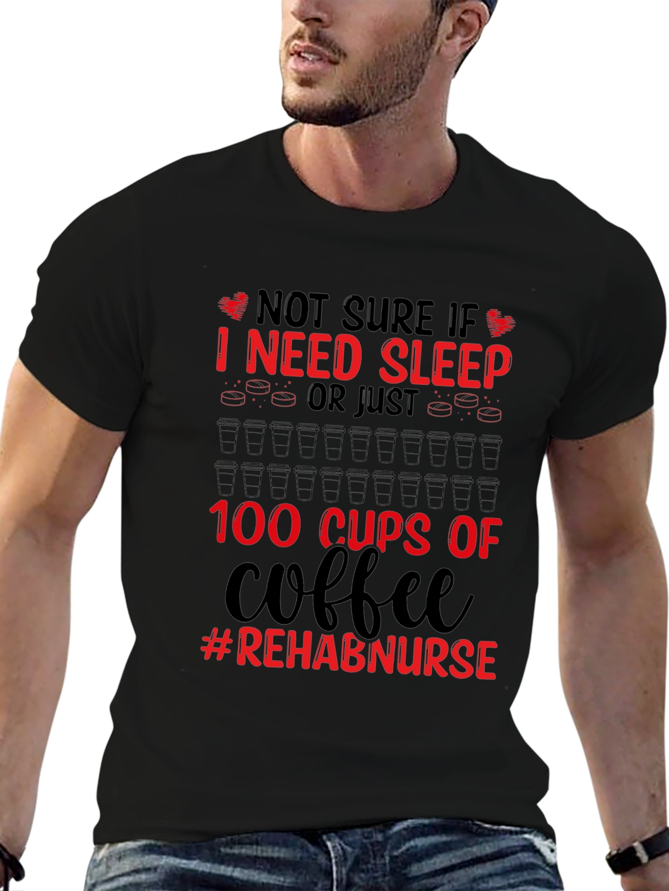 Rehab Nurse Coffee T-Shirt