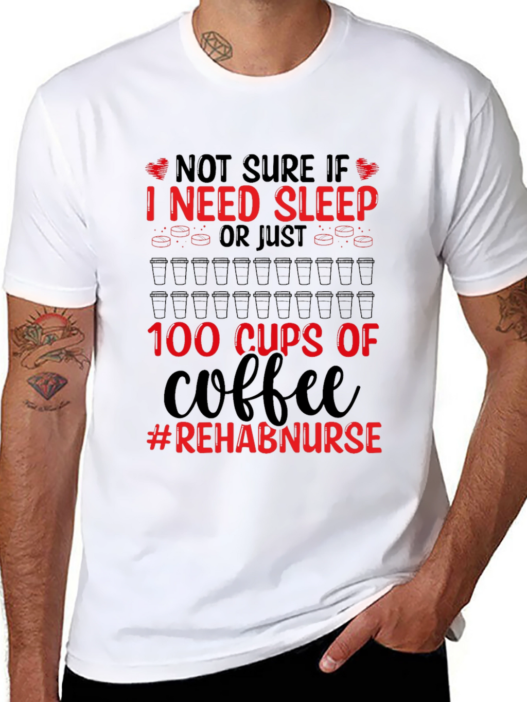 Rehab Nurse Coffee T-Shirt