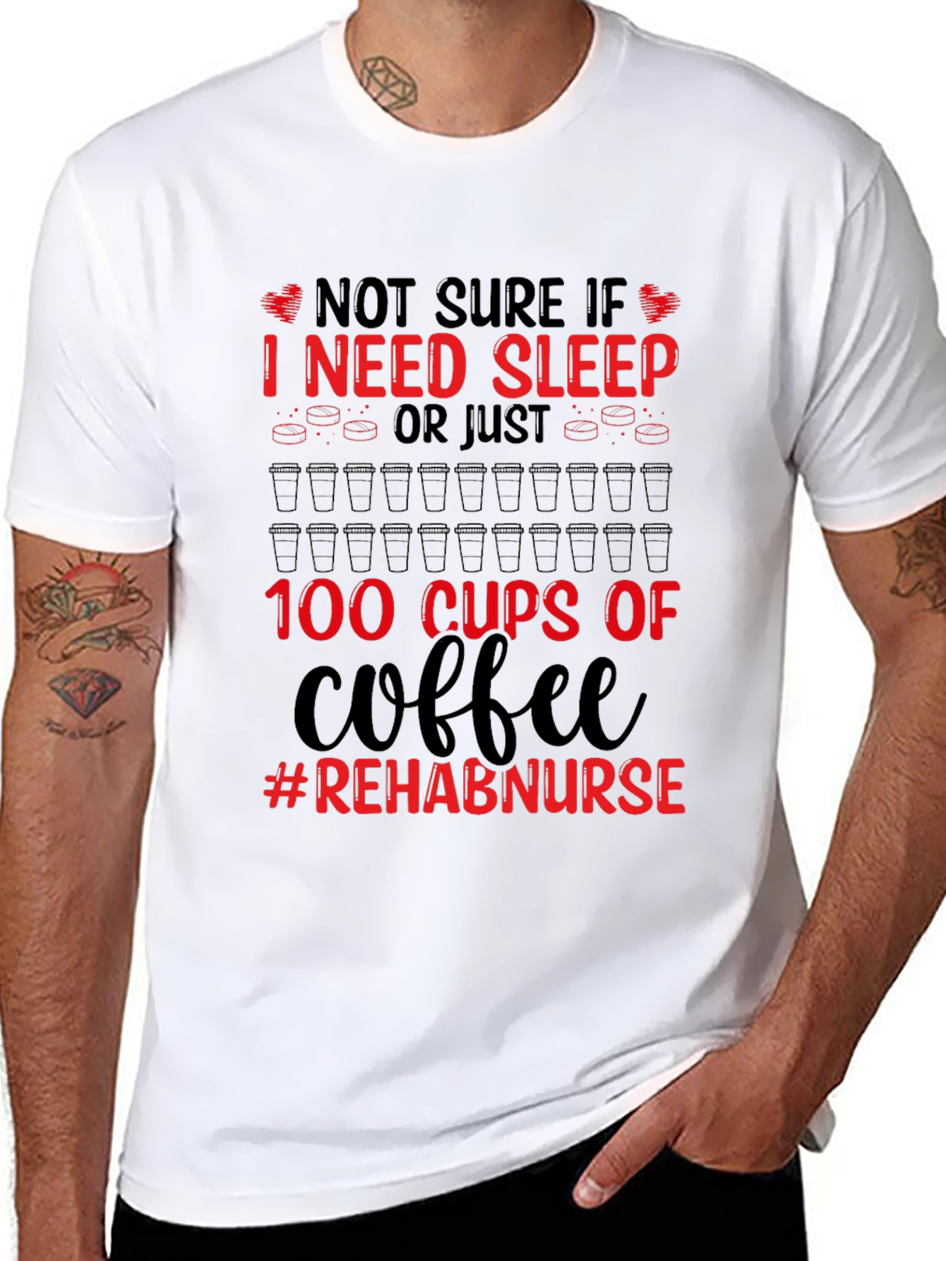 Rehab Nurse Coffee T-Shirt
