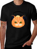 Cool Cat Graphic Tee - DJ Kitten
