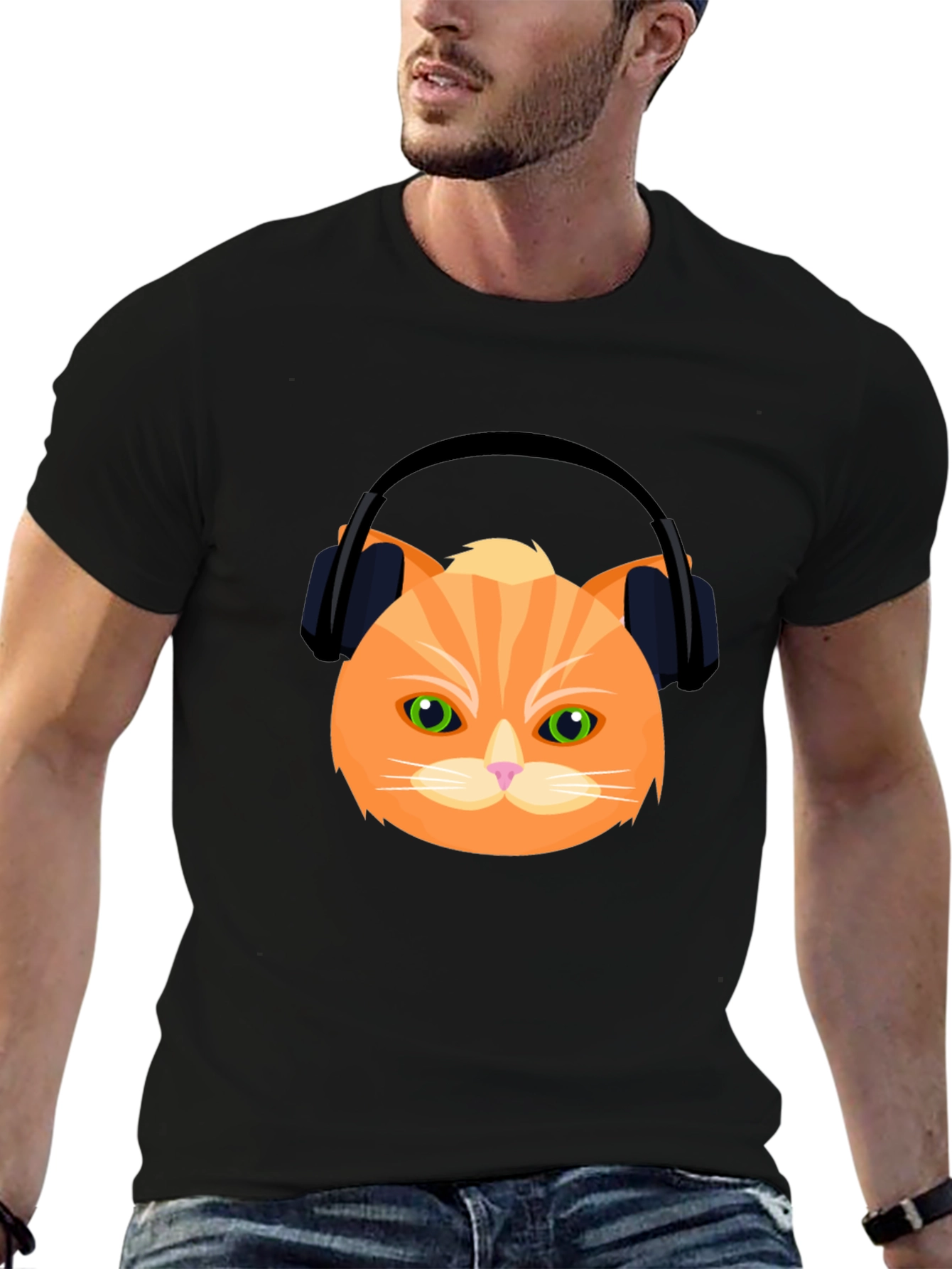 Cool Cat Graphic Tee - DJ Kitten