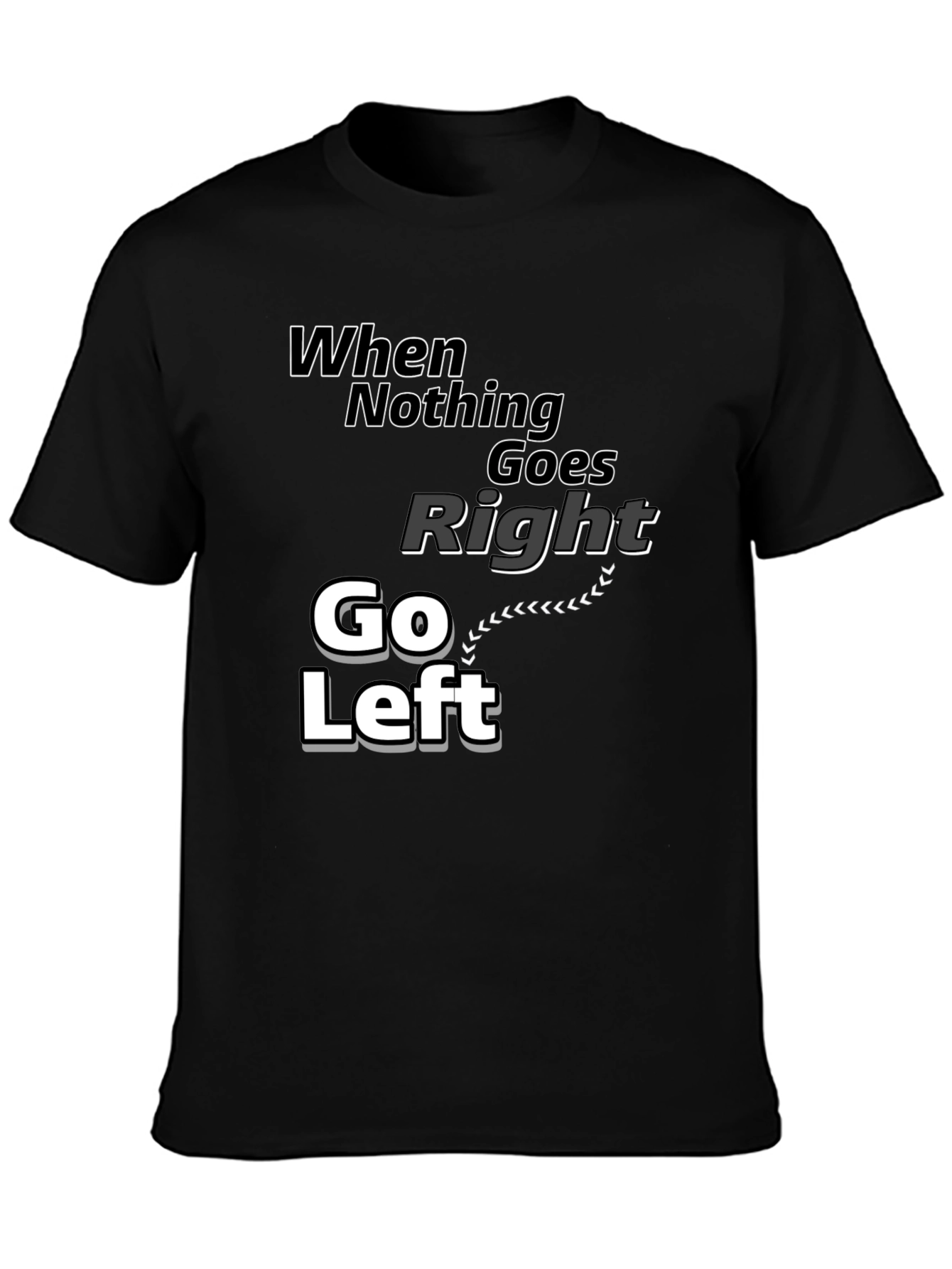 Go Left Graphic T-Shirt