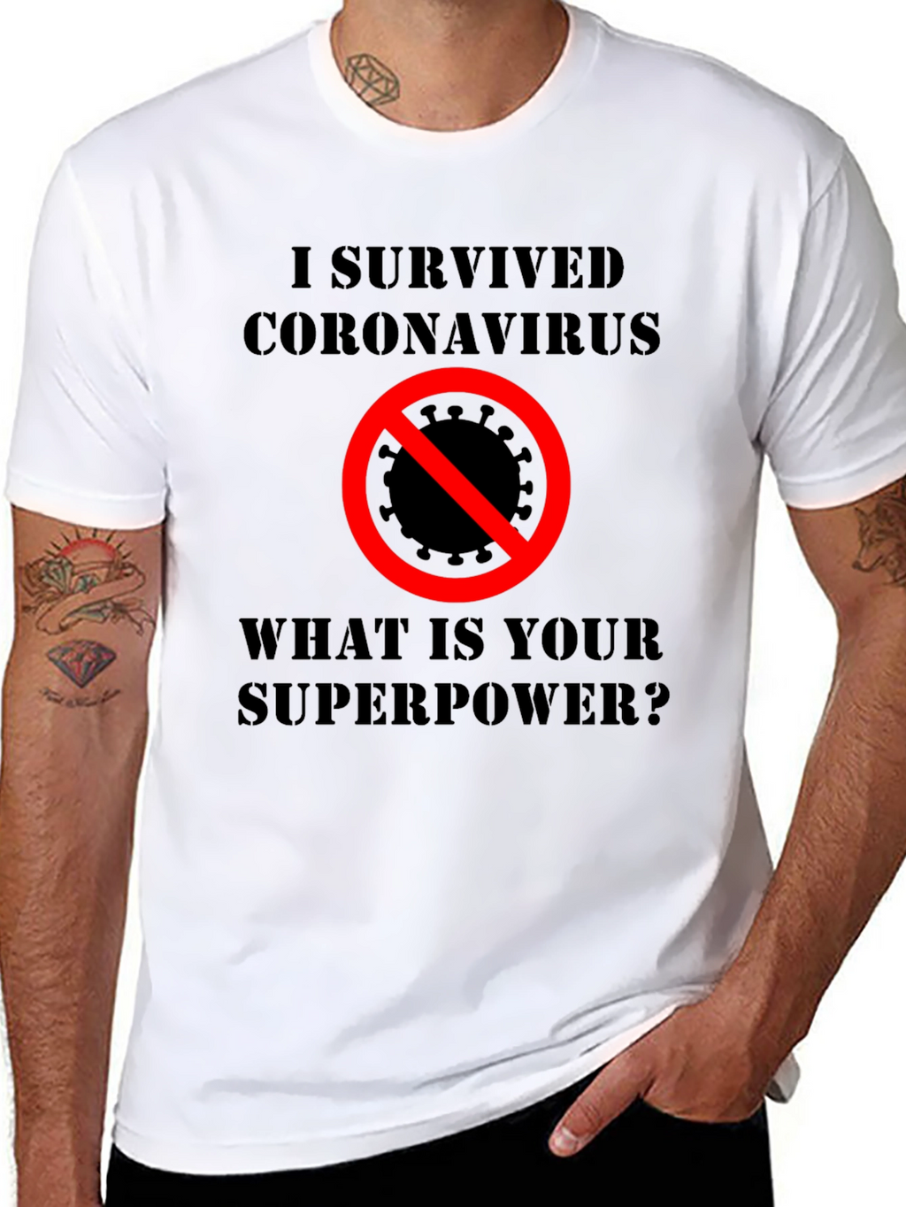 I Survived Coronavirus Superpower T-Shirt