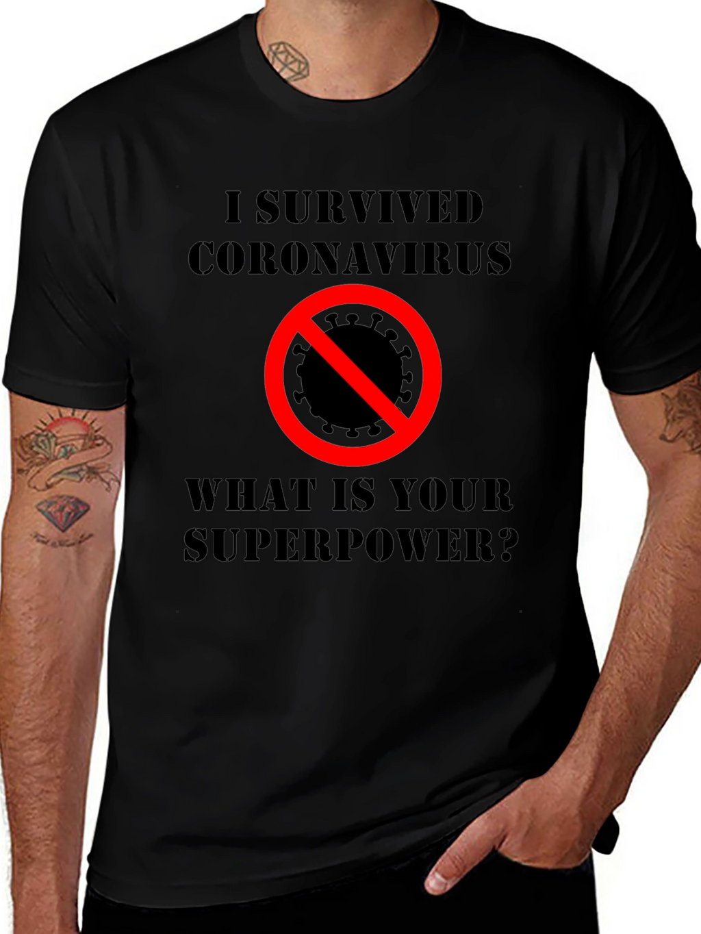 I Survived Coronavirus Superpower T-Shirt