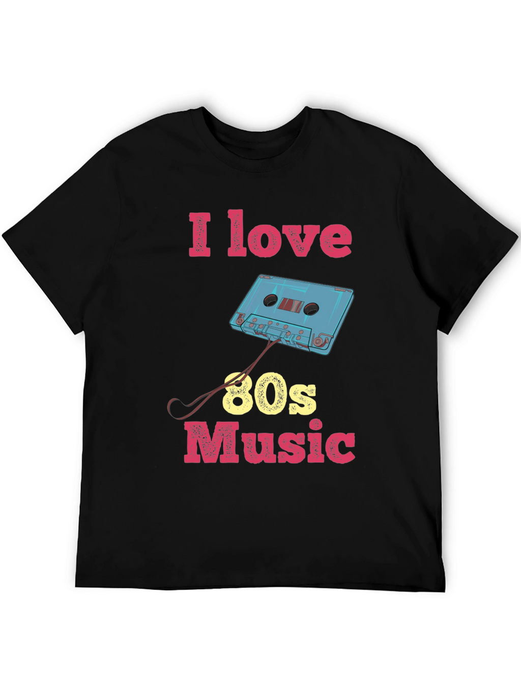 I Love 80s Music Graphic Tee
