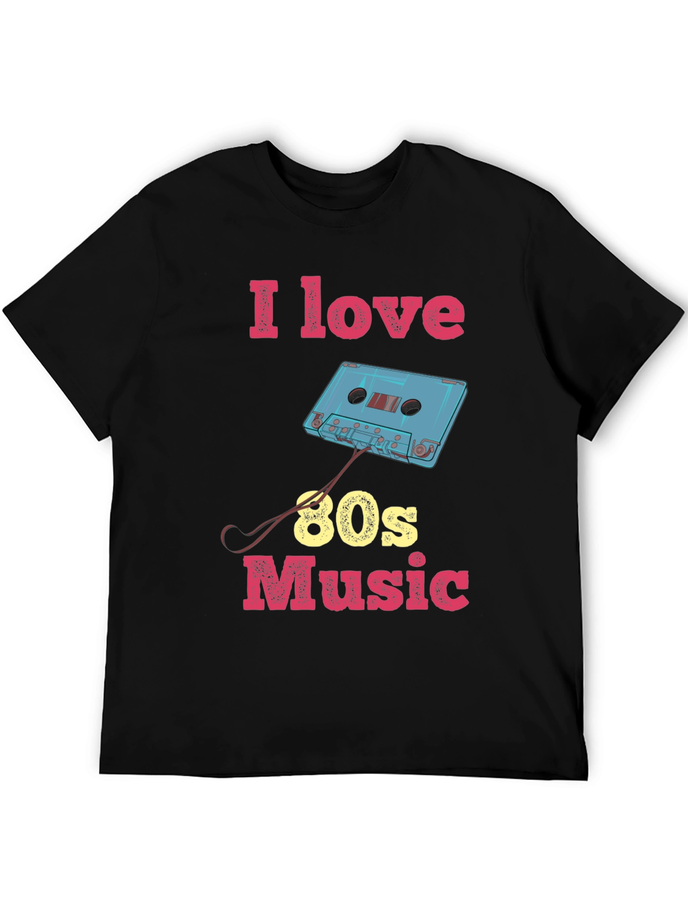 I Love 80s Music Graphic Tee