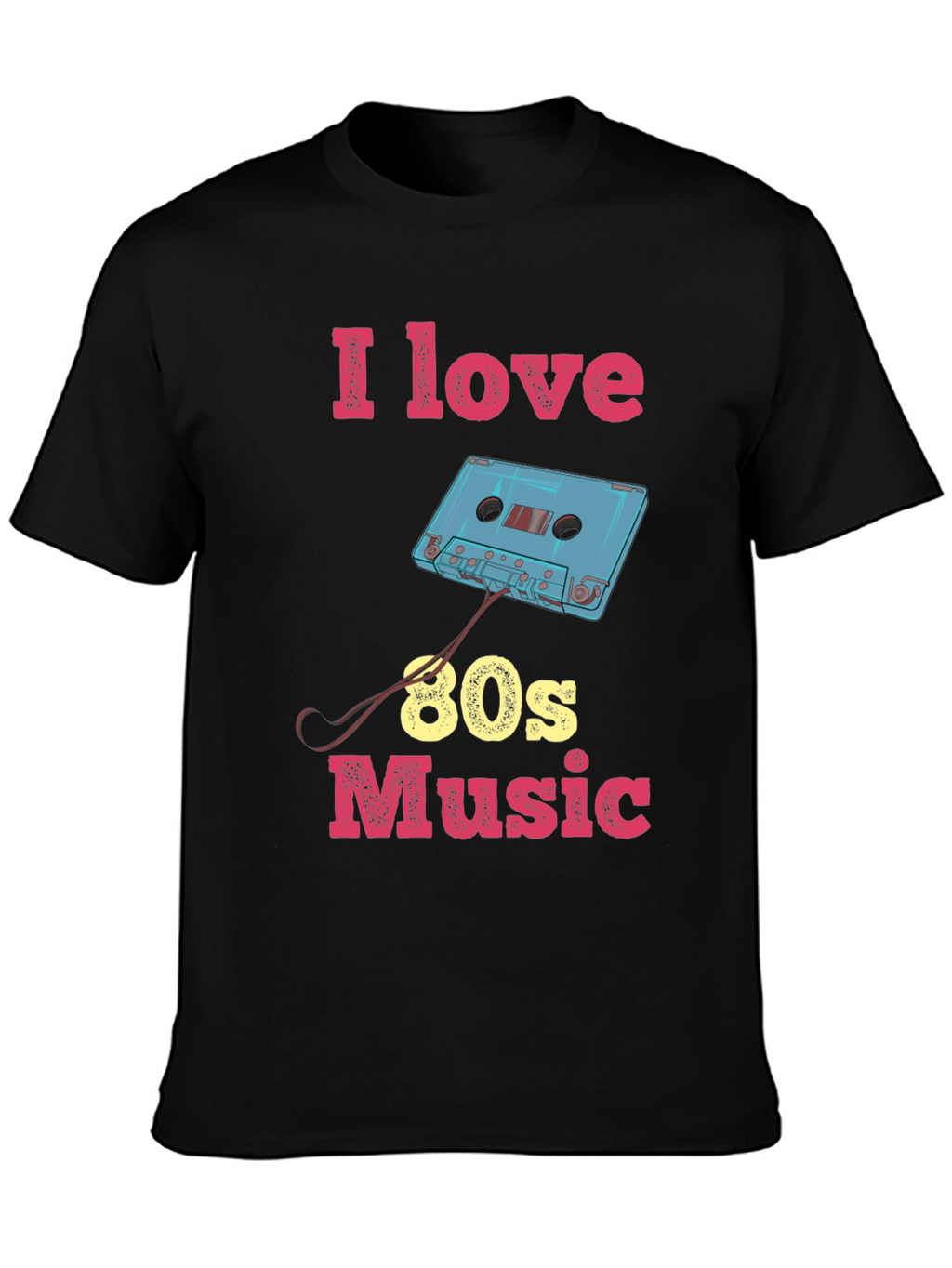 I Love 80s Music Graphic Tee