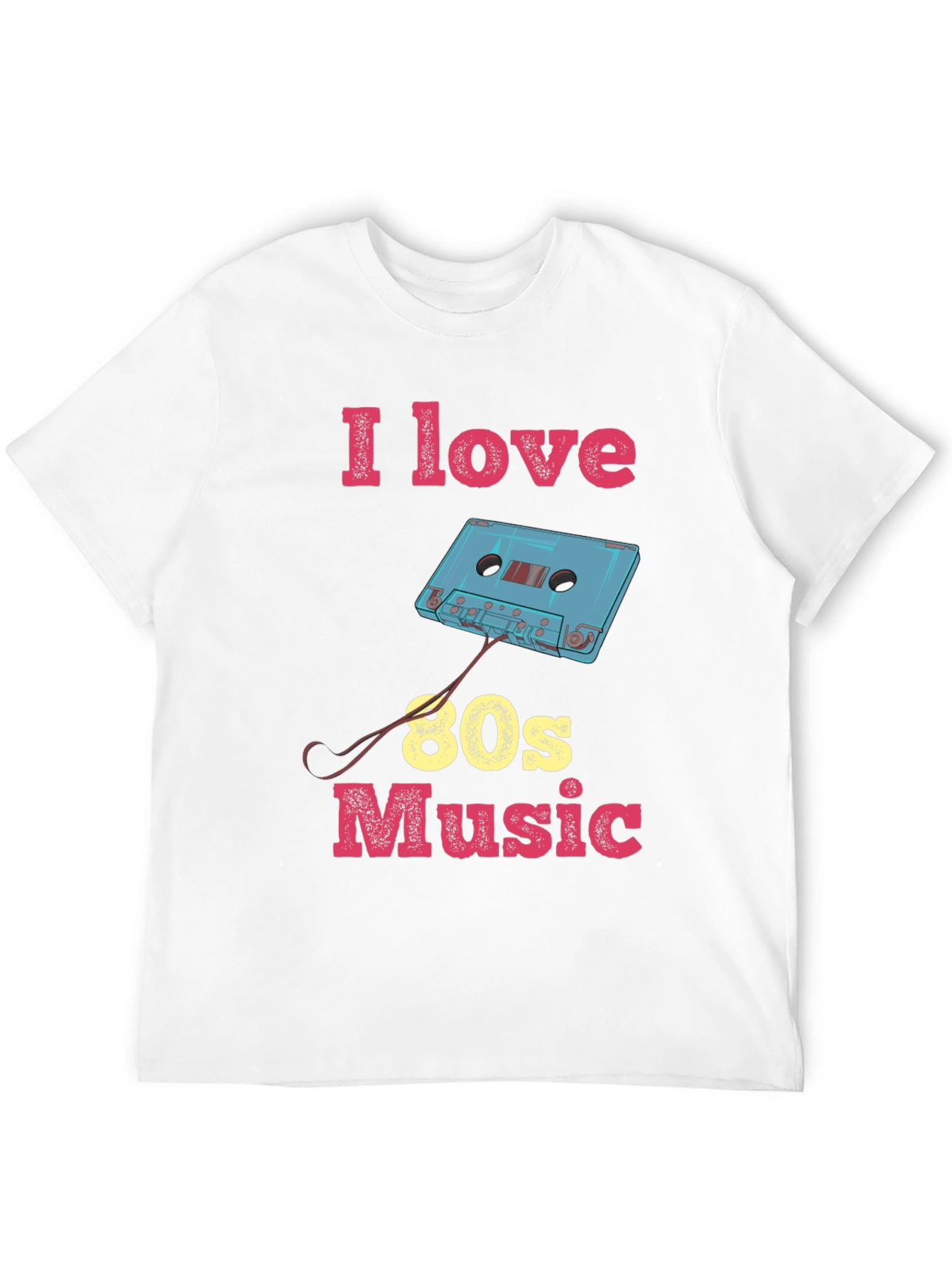 I Love 80s Music Graphic Tee