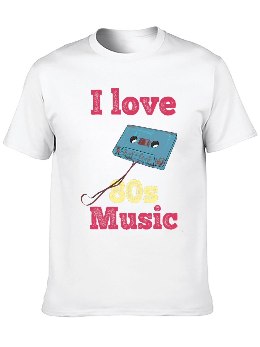 I Love 80s Music Graphic Tee