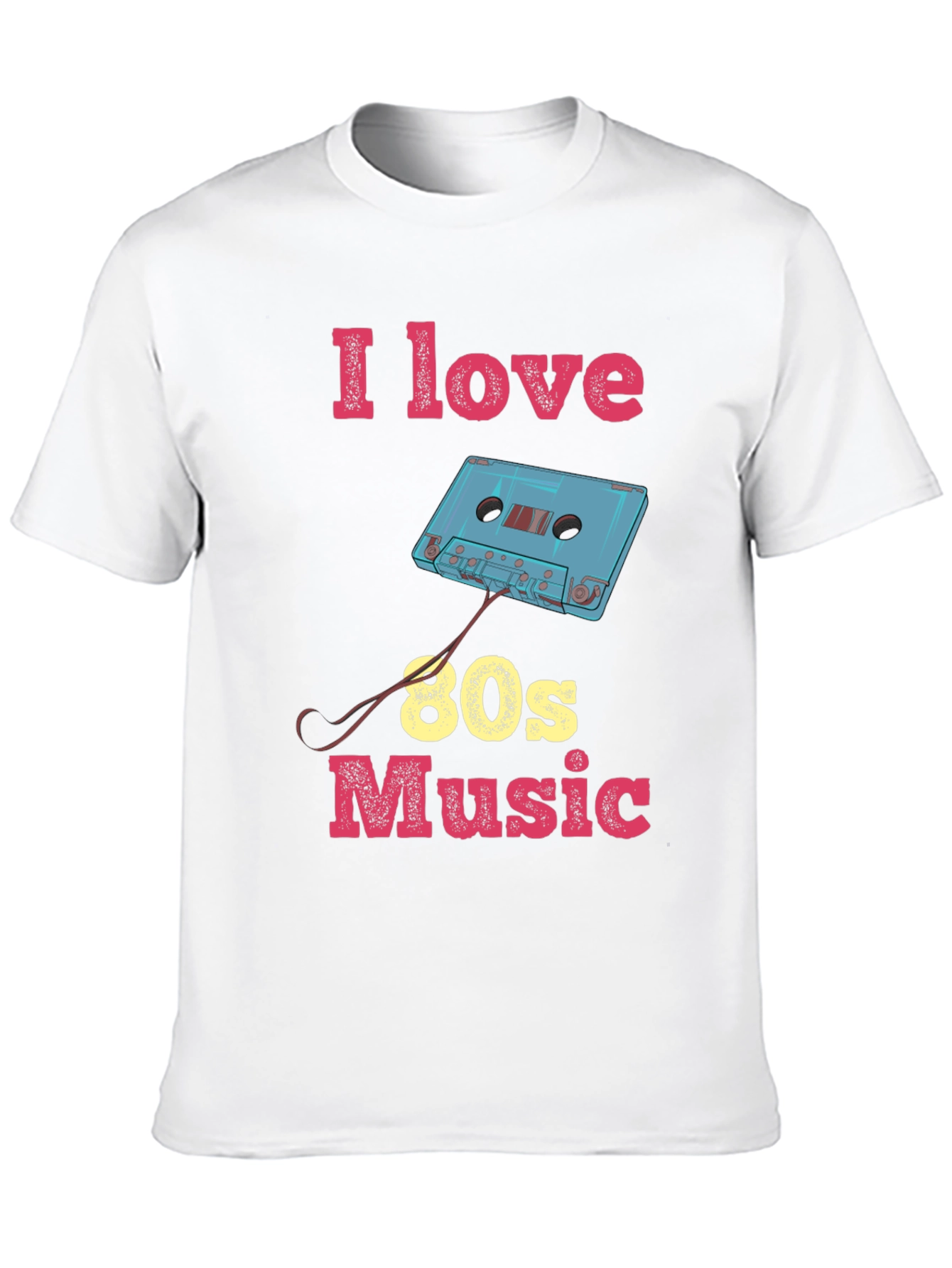 I Love 80s Music Graphic Tee