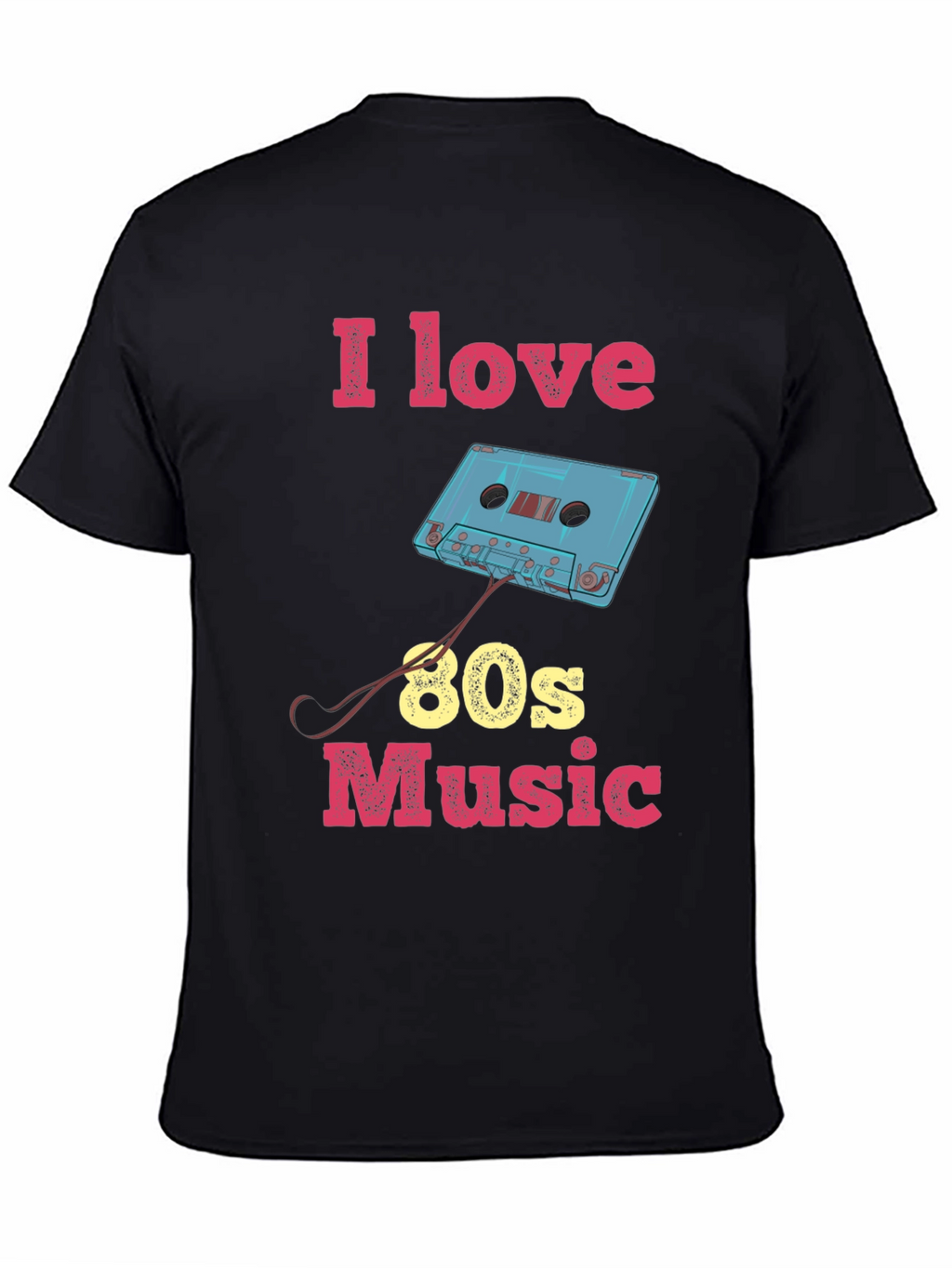 I Love 80s Music Graphic Tee