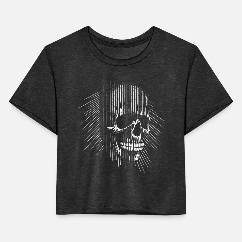 Skull and lines