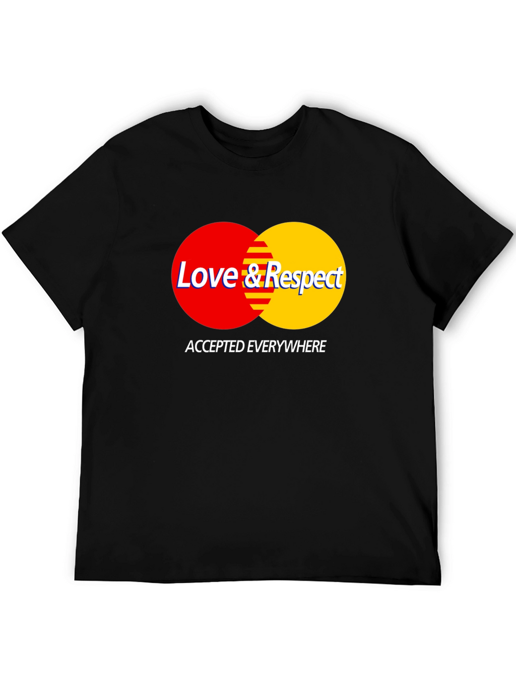 Love & Respect T-Shirt - Black Crew Neck