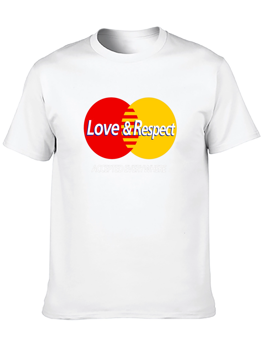 Love & Respect T-Shirt - Black Crew Neck