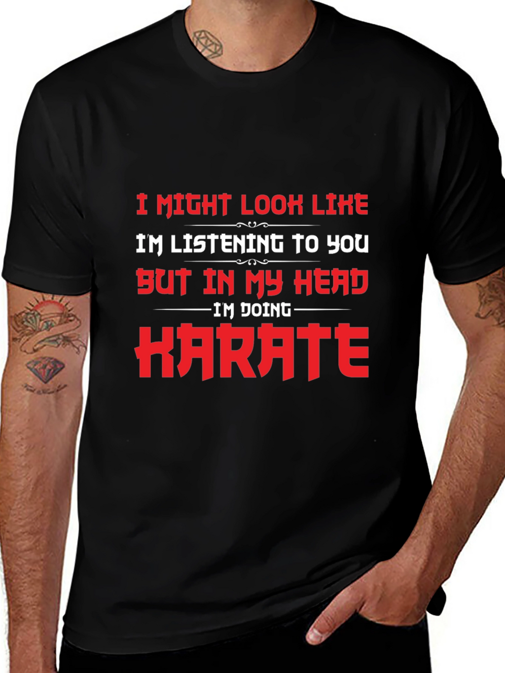 Karate Mind Black T-Shirt