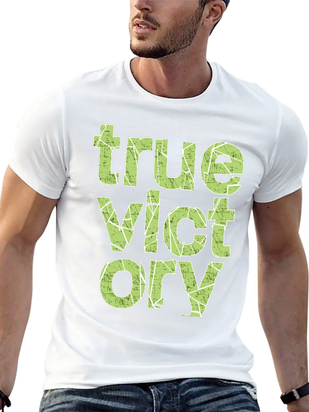 True Victory Graphic Tee - Stylish Mens T-Shirt