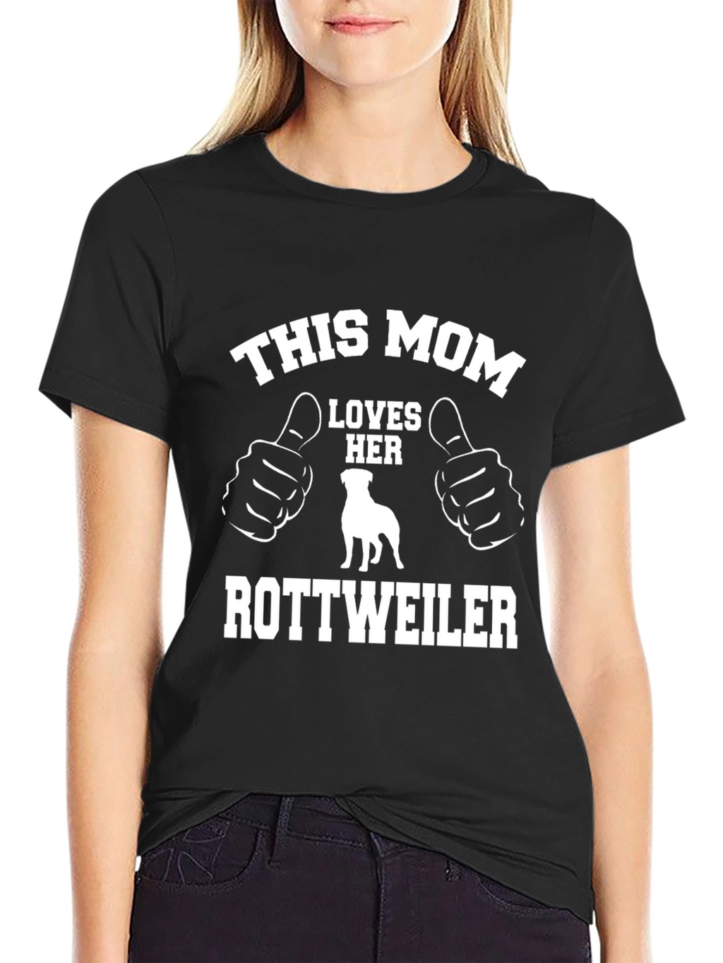 This Mom Loves Her Rottweiler T-Shirt