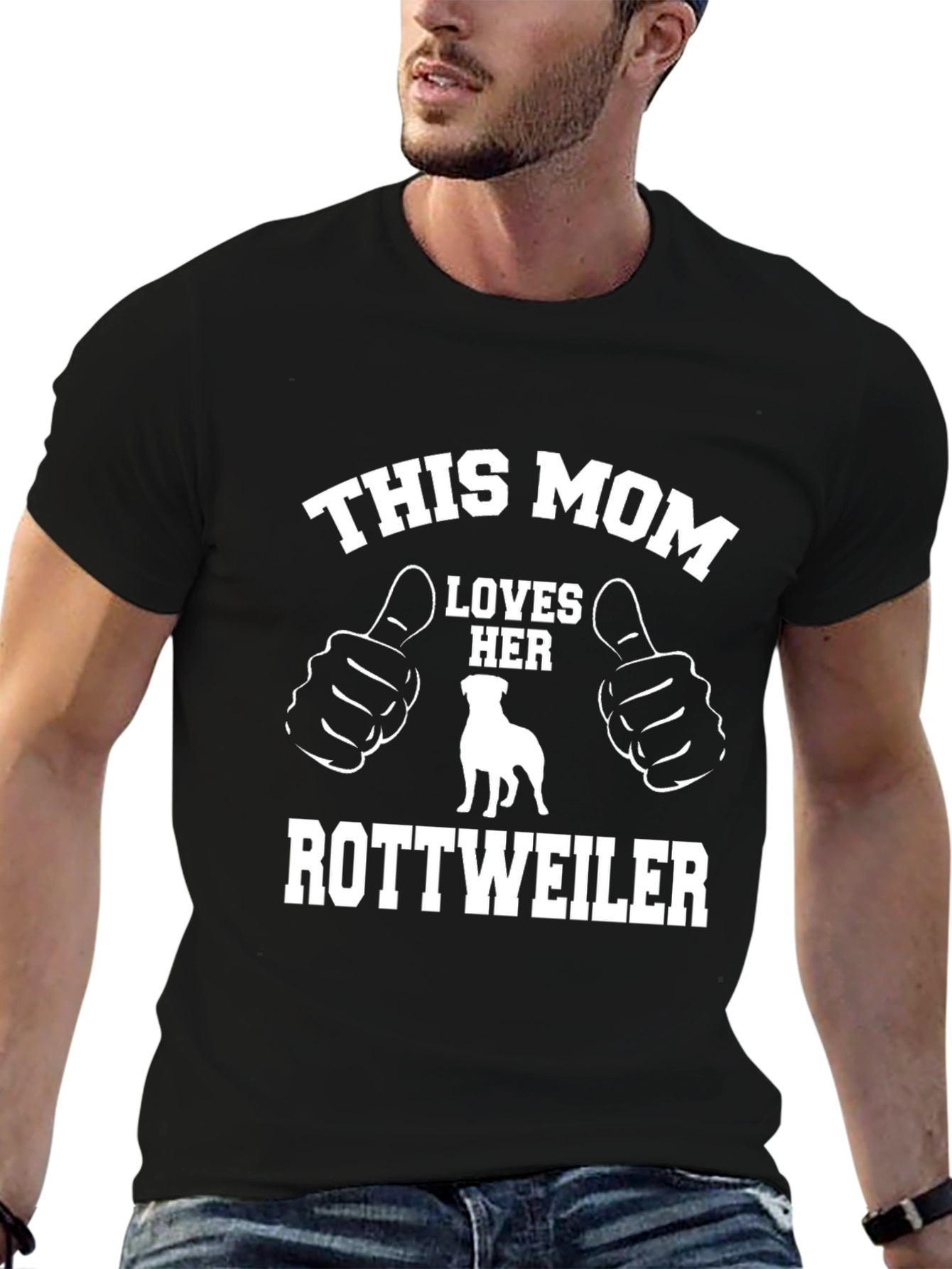 This Mom Loves Her Rottweiler T-Shirt