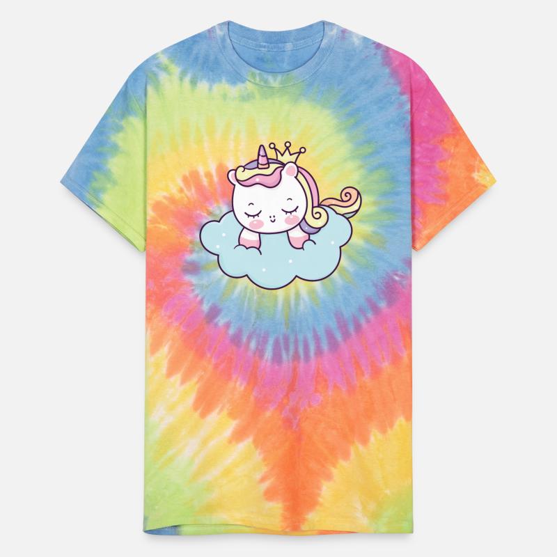 sleeping unicorn on a cloud