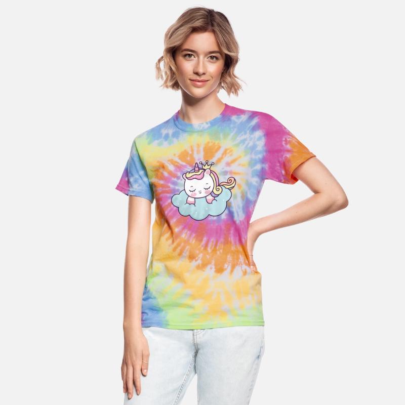 sleeping unicorn on a cloud