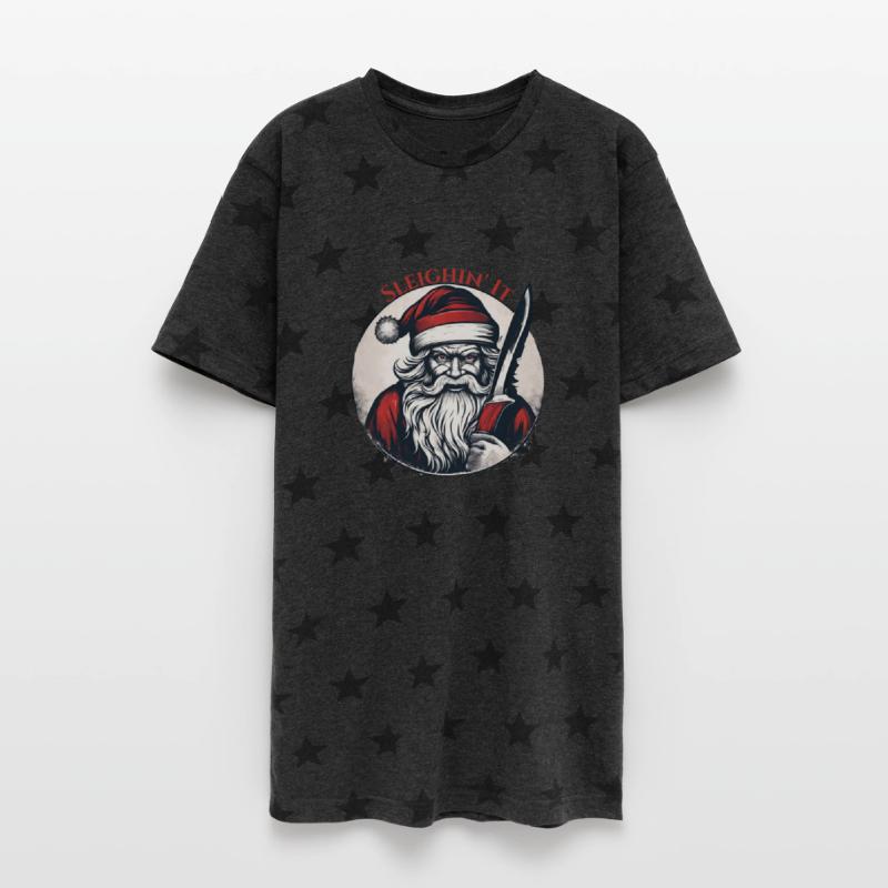 Sleighin' It: Santa's Edgy Holiday Style