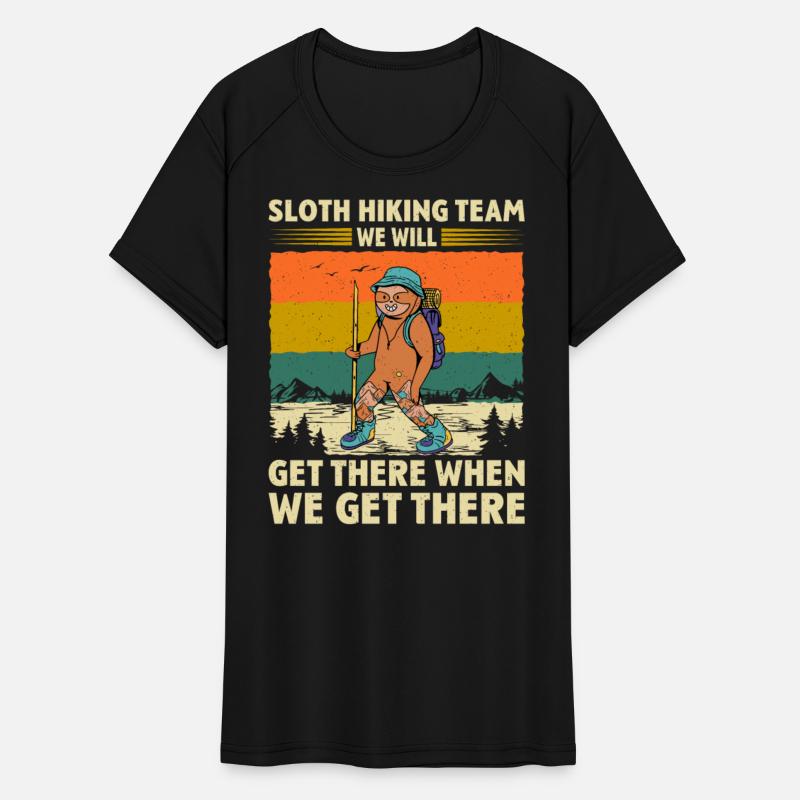 Sloth Hiking Team Wanderlust funny Mountaineer
