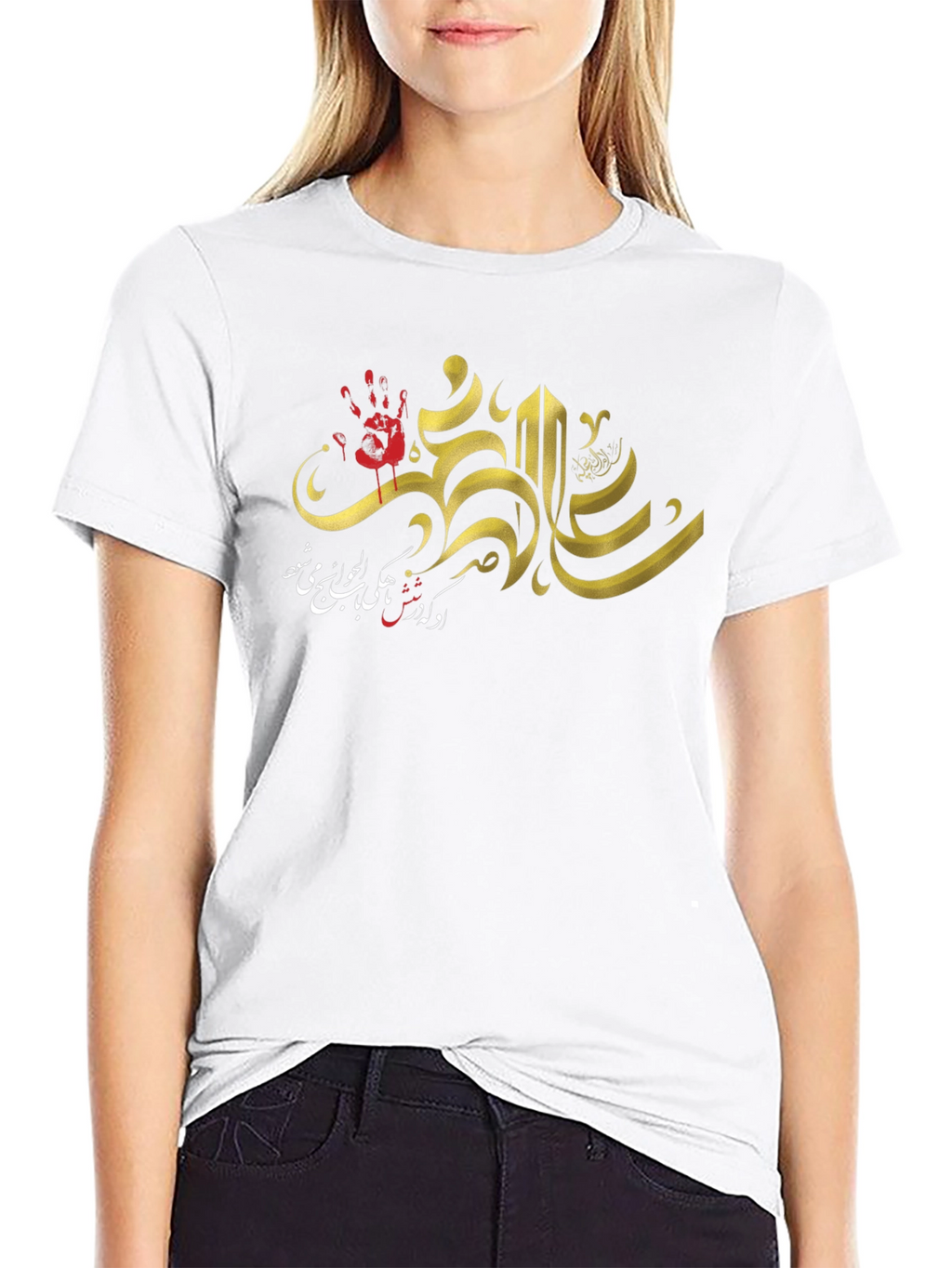 Graphic Print Black T-Shirt