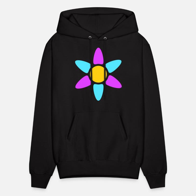 Small Daisy Flower Decorative Yellow Purple Design