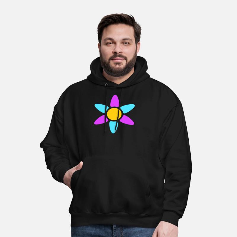 Small Daisy Flower Decorative Yellow Purple Design