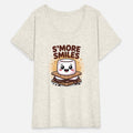 Smore Smiles Cute Marshmallow Between Chocolate
