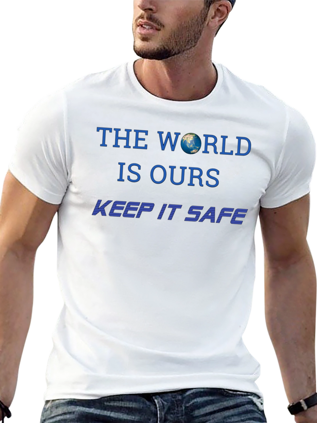 World Is Ours Keep It Safe Graphic Tee