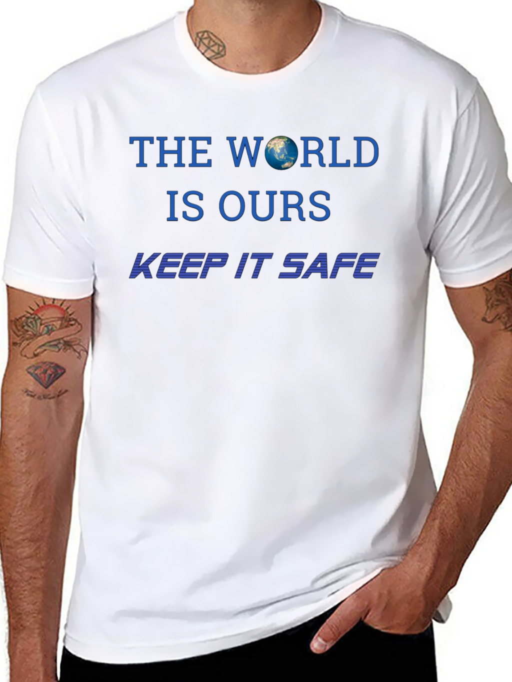 World Is Ours Keep It Safe Graphic Tee