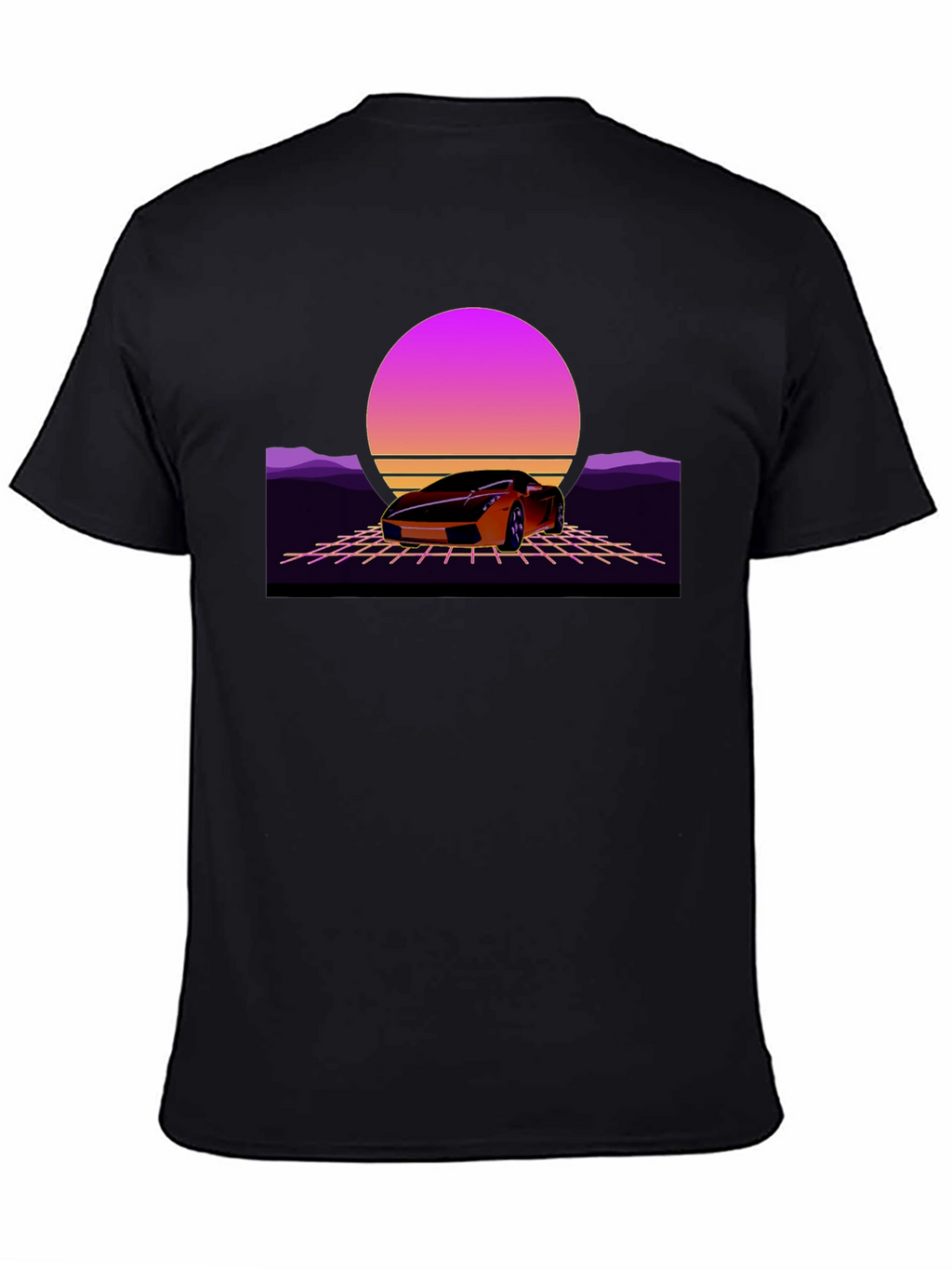 Retro Car T-Shirt - Synthwave Design