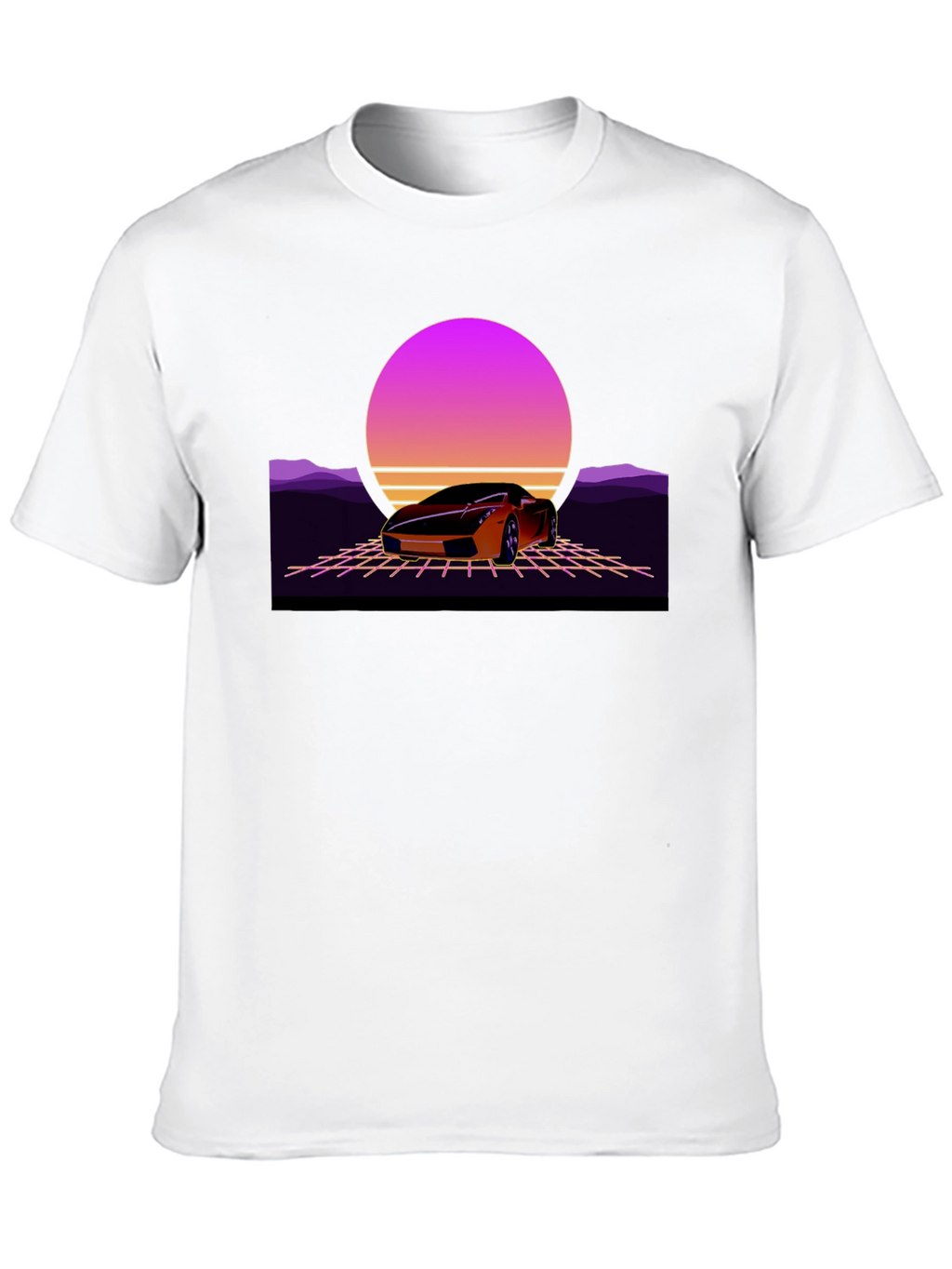 Retro Car T-Shirt - Synthwave Design