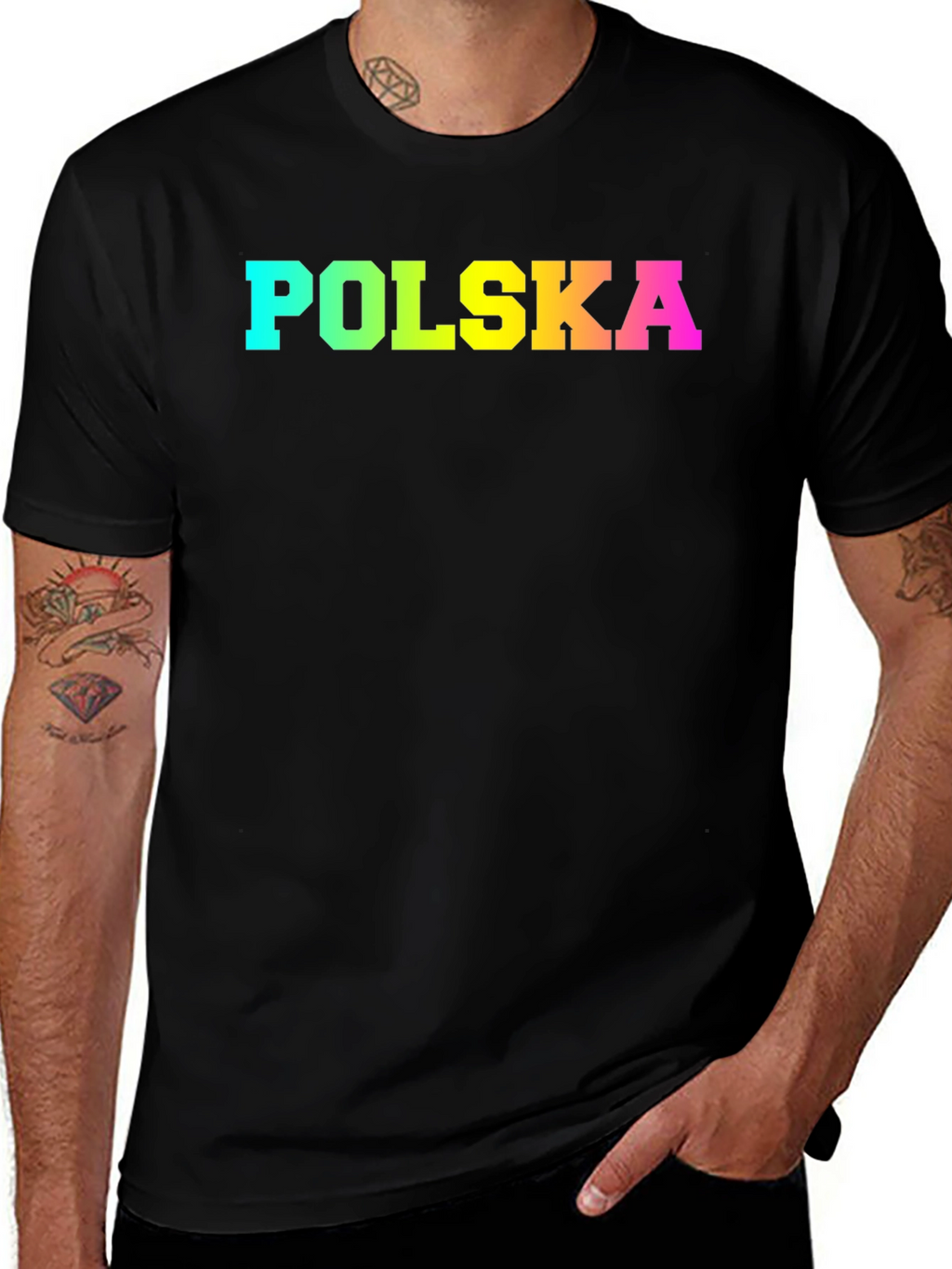 Polska T-Shirt - Vibrant Retro Design