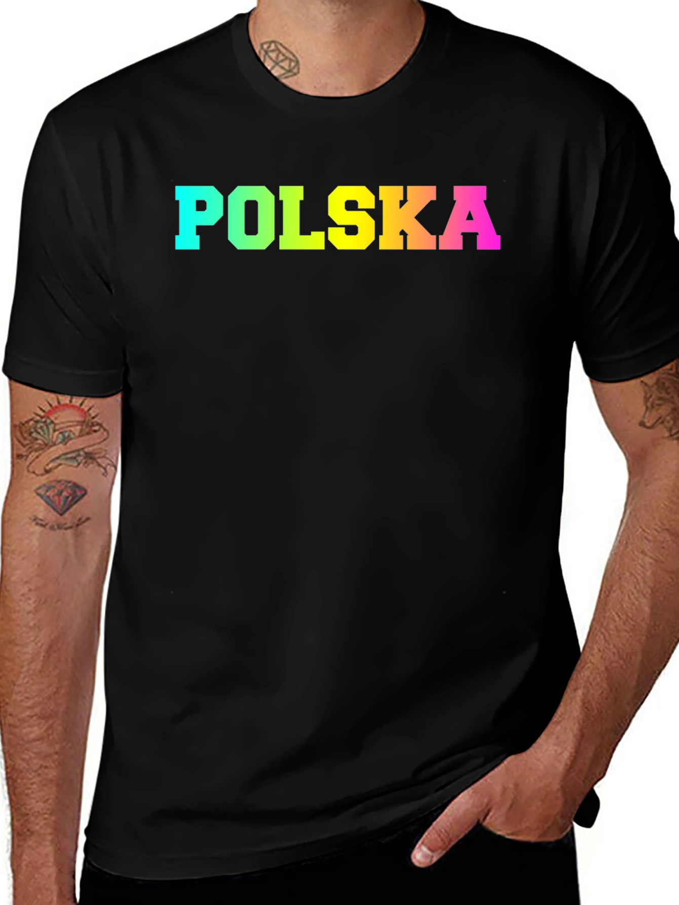 Polska T-Shirt - Vibrant Retro Design