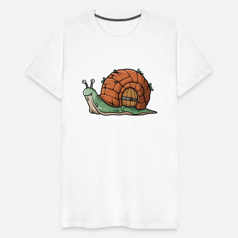 Snail With Stone House Shell