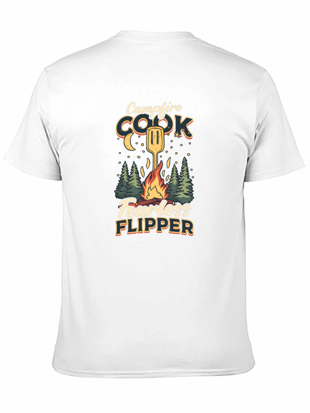 Campfire Cook T-Shirt: Fearless Flipper