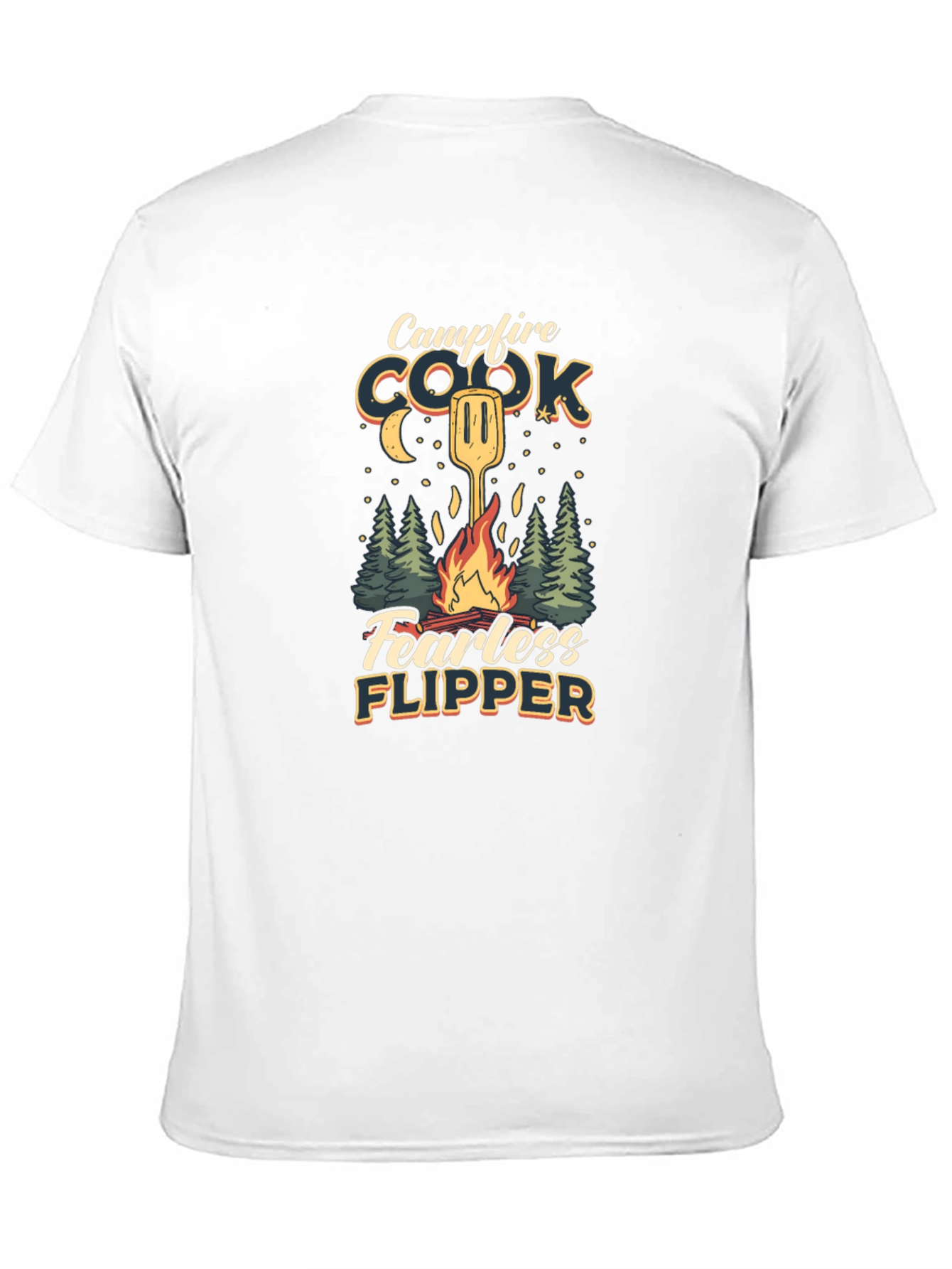 Campfire Cook T-Shirt: Fearless Flipper