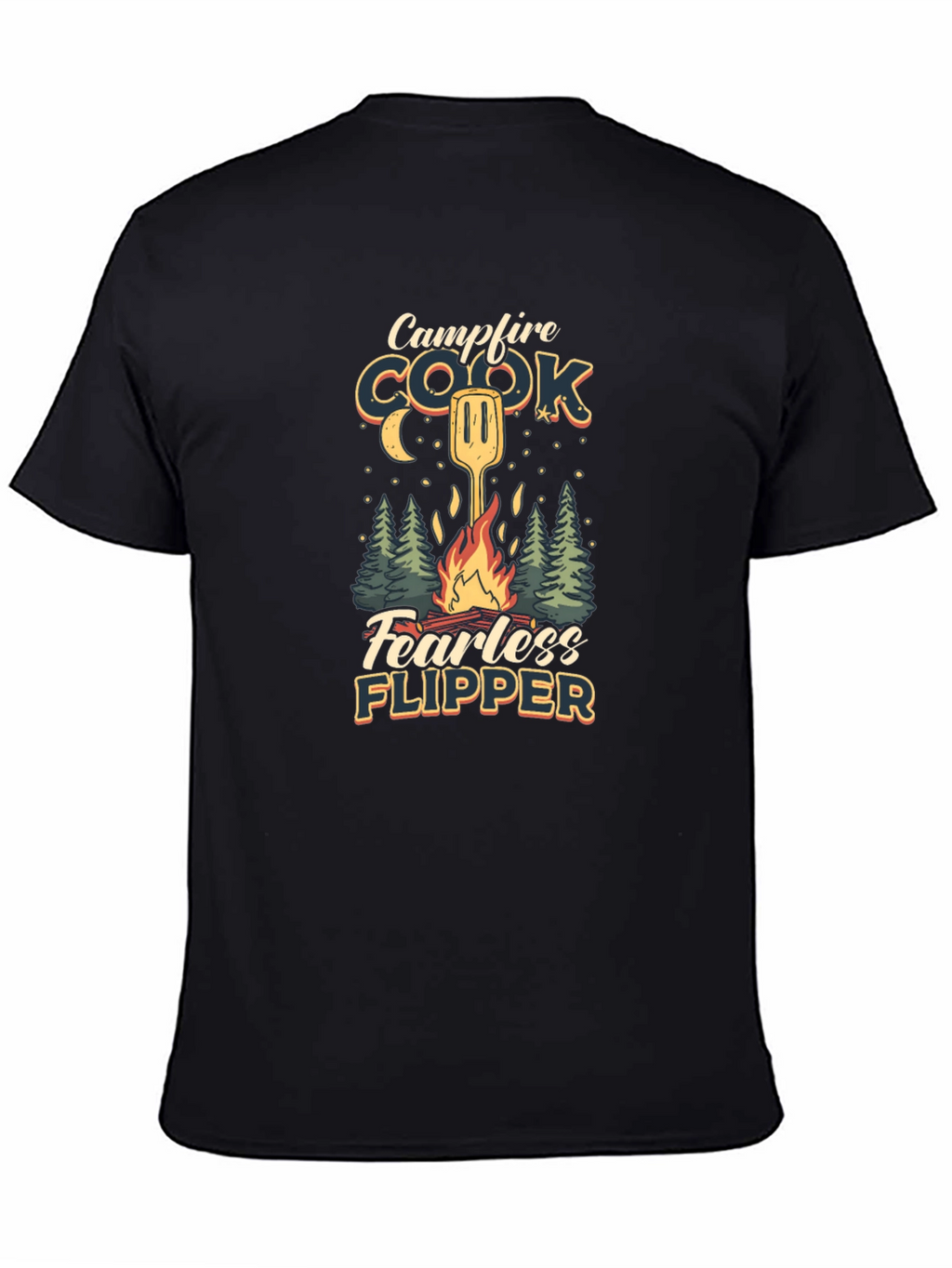 Campfire Cook T-Shirt: Fearless Flipper