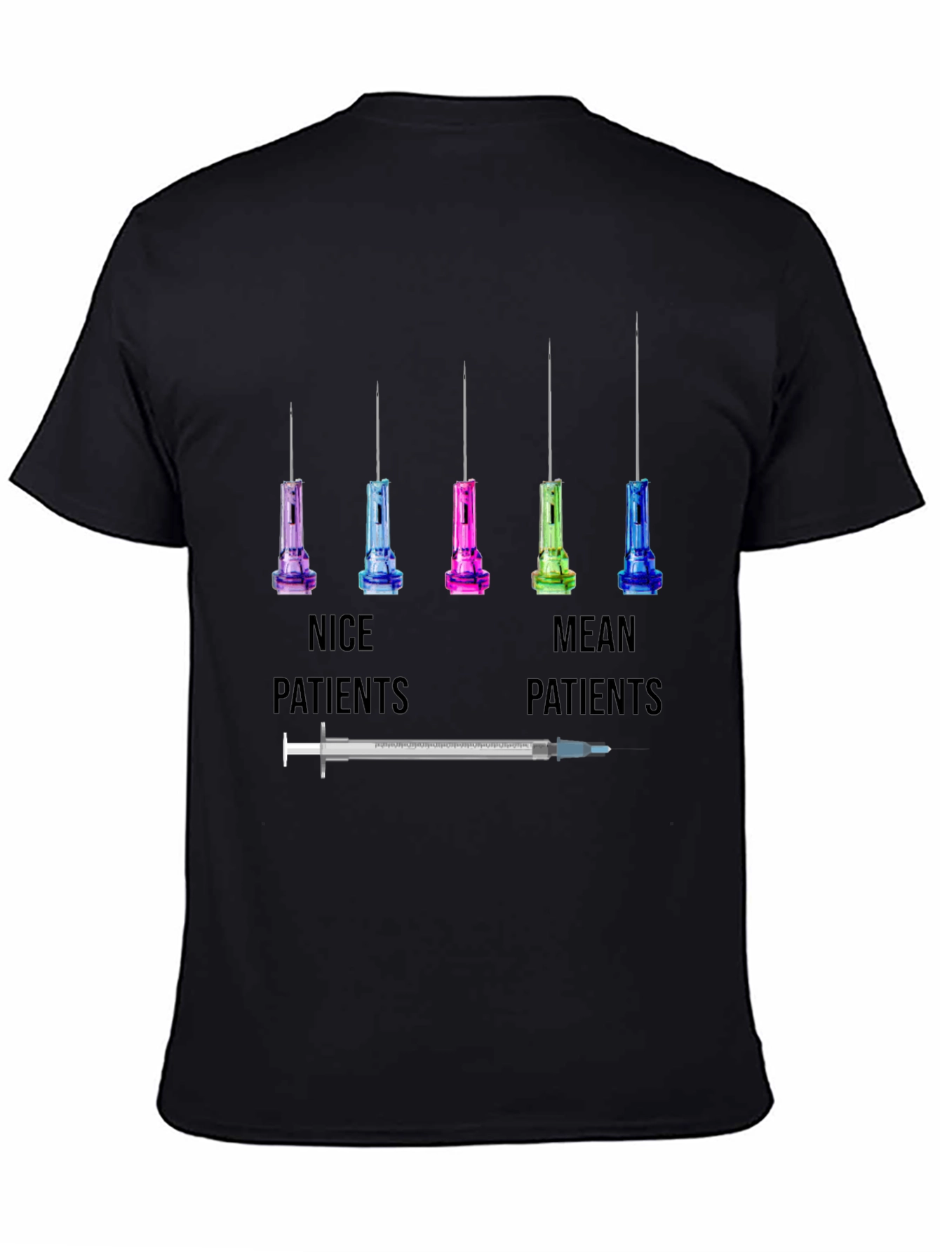 Funny Nurse/Doctor T-Shirt - Nice vs. Mean Patients Tee
