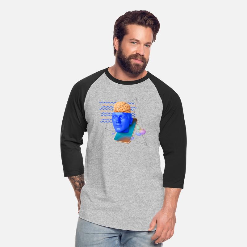 Social Media Network Abstract Human Brain Head