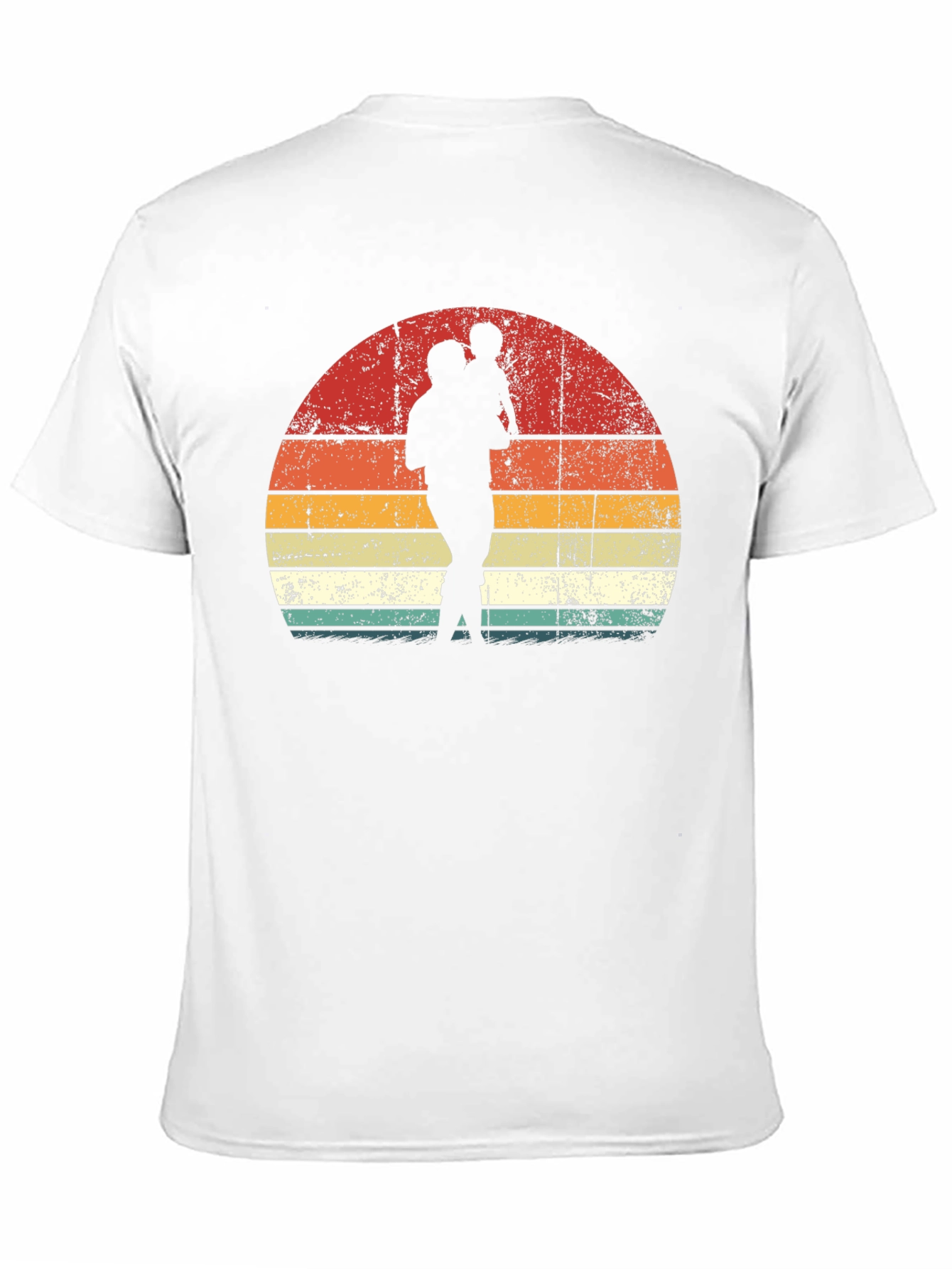 Retro Father & Child Sunset Graphic Tee