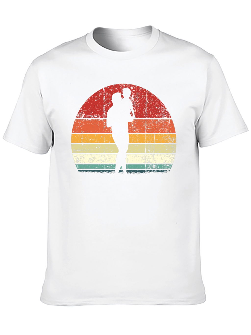 Retro Father & Child Sunset Graphic Tee