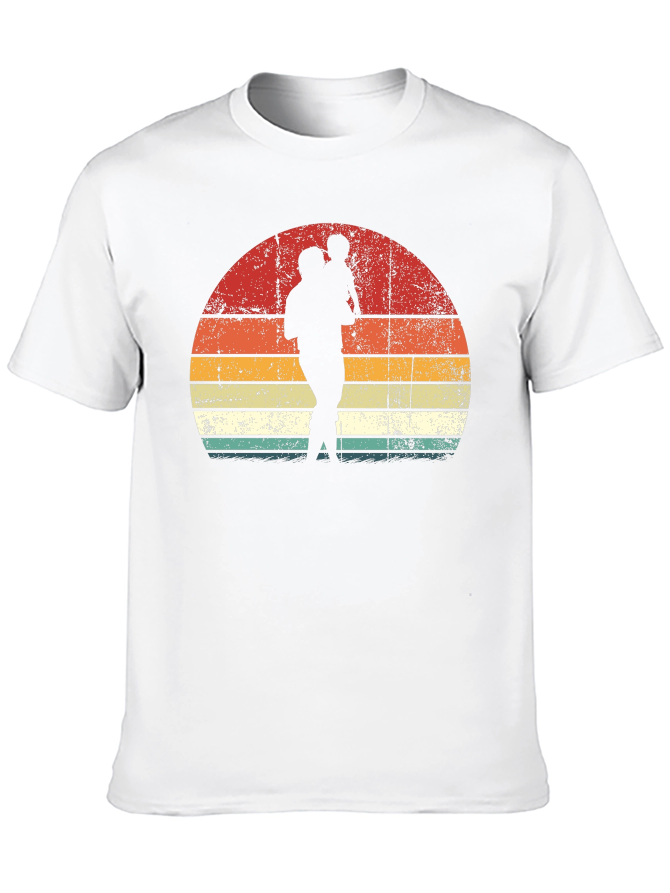 Retro Father & Child Sunset Graphic Tee