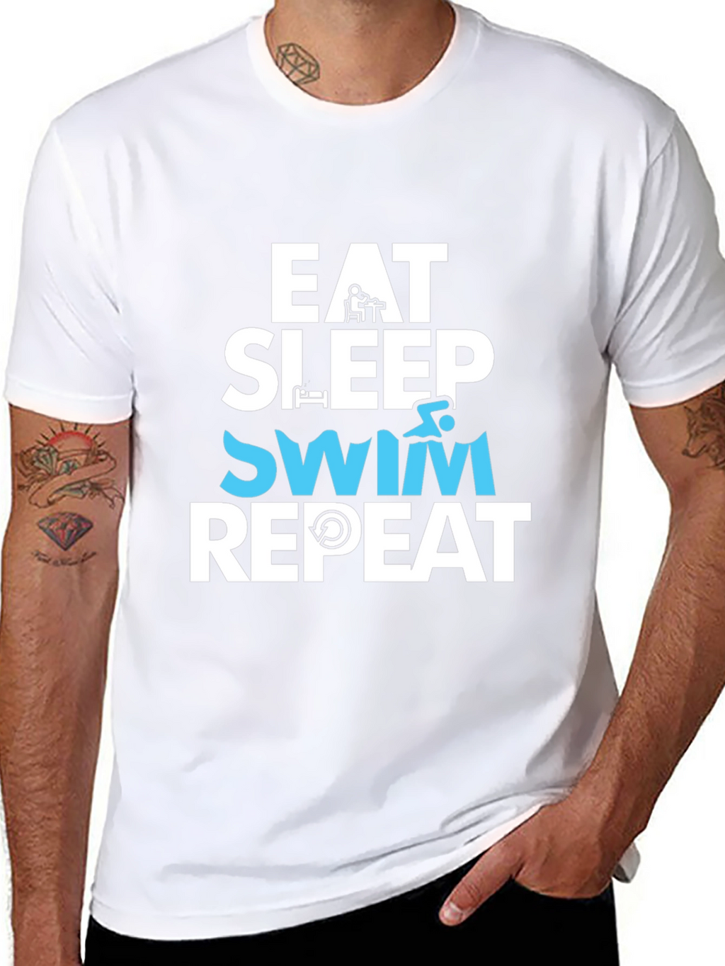 Eat Sleep Swim Repeat T-Shirt